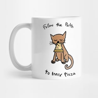 Follow the Path to Inner Pizza Mug